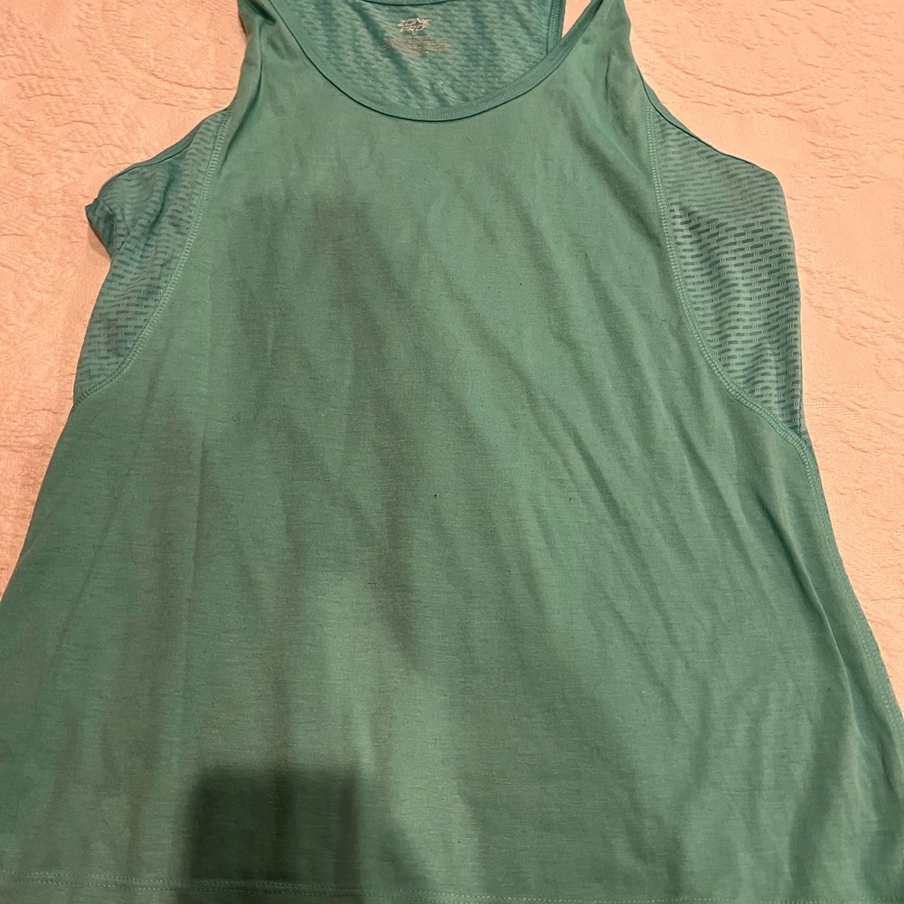 Zone Pro Teal Sleeveless Tank Top